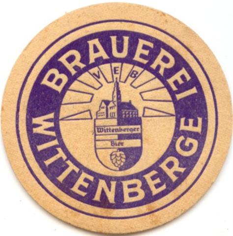 wittenberge pr-bb wittenberger 1a (rund215-brauerei wittenberge-blau)